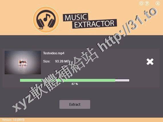 Abelssoft MusicExtractor 2016 v3.0.DC 062317 英文正式版(從視頻中提取音樂文件軟體)
