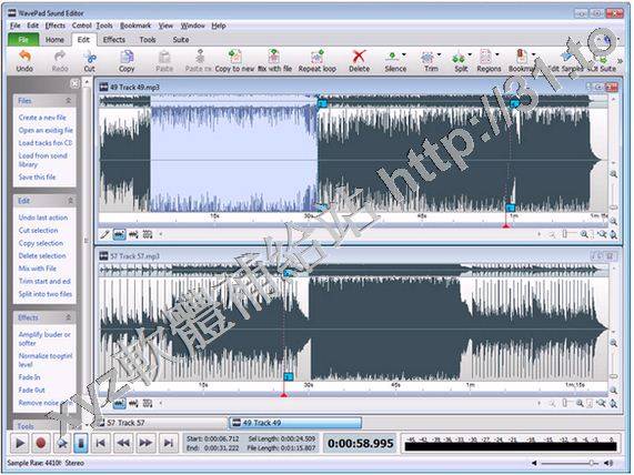 NCH WavePad Sound Editor Masters Edition v8.20 Beta 英文正式版(音樂編輯軟體)