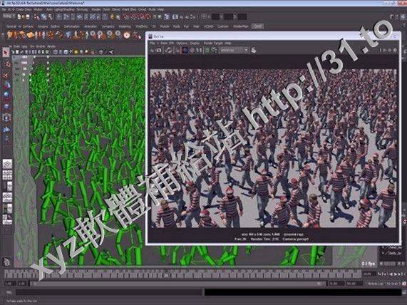 Golaem Crowd For Maya 2013.5 v4.1.2.1 英文正式版(3D應用軟體)