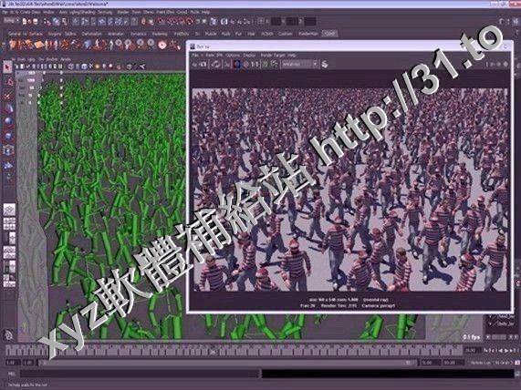 Golaem Crowd v5.3.0.2 For Maya 2015 英文正式版(3D渲染應用軟體)