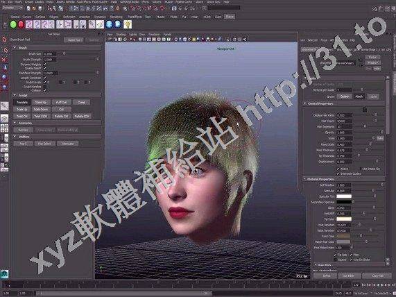 JoeAlter Shave And A Haircut For Maya 2017 v9.5v18 X64 英文正式版(毛髮插件軟體)