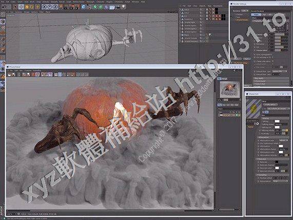 Solid Angle Cinema4D To Arnold v2.2.3 For Cinema4D R17 英文正式版(阿諾德渲染器插件軟體)