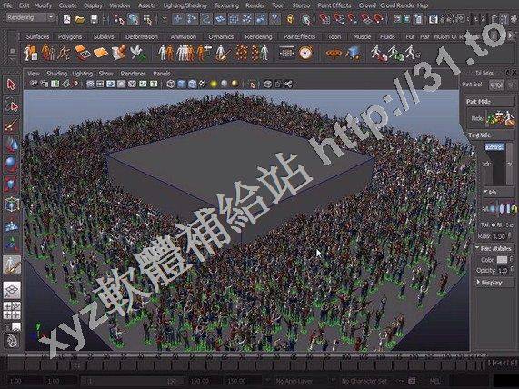 Golaem Crowd v6.3.4 For Maya 2018 英文正式版(MAYA集群仿真插件軟體)
