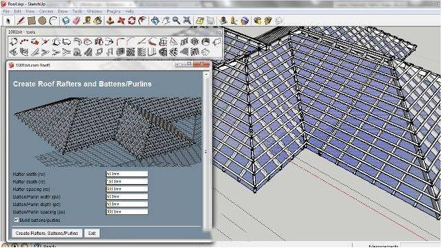 1001bit pro V2 for SketchUp 2014-2019 建築設計工具 SketchUp 插件 中文版