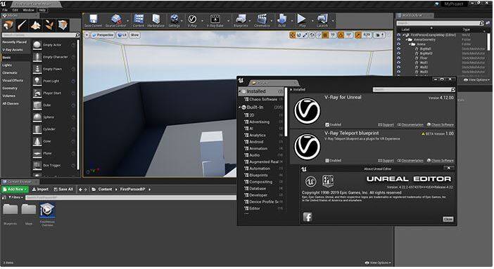Chaos Group V-Ray Next 4.30.21 for Unreal 插件、vray渲染 英文版(DVD版)