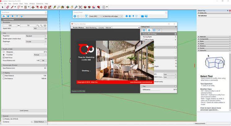 Thea Render 2.2.972.1867 for SketchUp 插件、Thea渲染 英文版(DVD版)