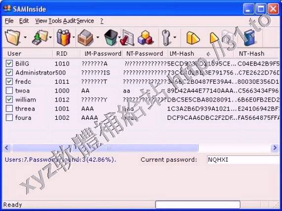 InsidePro SAMInside v2.6.6.0 英文正式版(Windows密碼恢復軟體)