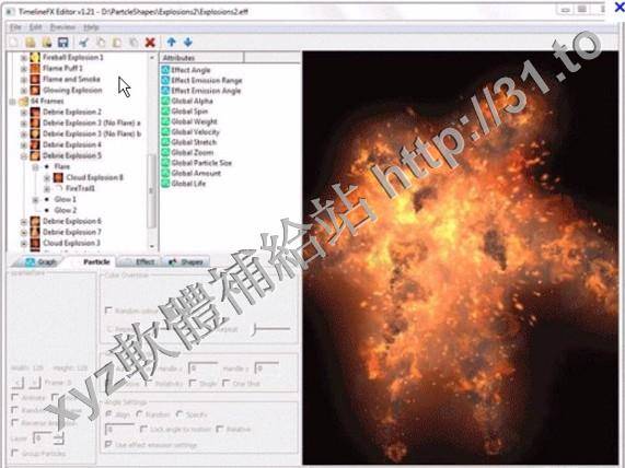 Rigzsoft TimelineFX Particle Editor v1.26 英文正式版(粒子編輯器軟體)