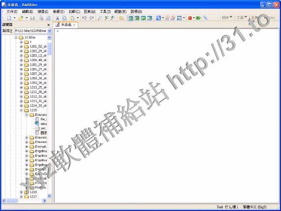 Emurasoft EmEditor Professional v12.0.6 x64 繁體中文/英文正式版(功能強大的文字編輯器軟體)