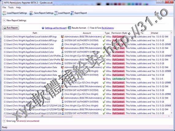 Cjwdev NTFS Permissions Reporter v2.1.1.0 Standard Edition 英文正式版(強大的報表軟體)