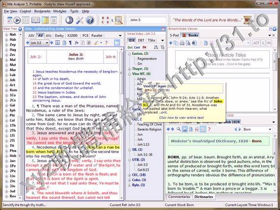 Bible Search Software v7.0 英文正式版(文本搜索軟體)