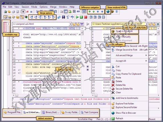 IDM UltraCompare Professional Portable v16.00.0.44 German x64 德文正式版(文件/文檔對比工具軟體)