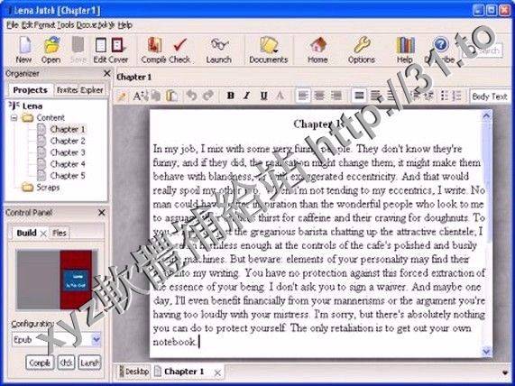 Anthemion Software Jutoh v2.61 英文正式版(功能強大的電子書製作軟體)