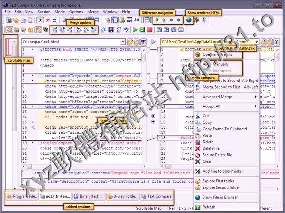 IDM UltraCompare Professional Portable v17.00.0.21 英文正式版(文件/文檔對比工具軟體)