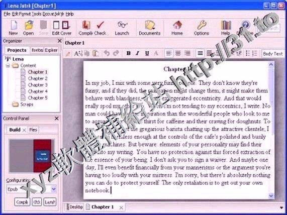Anthemion Software Jutoh v2.70 X64 英文正式版(功能強大的電子書製作軟體)