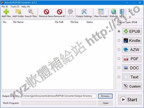 AniceSoft EPUB Converter for Windows v13.8.6 英文正式版(EPUB電子書轉換器軟體)
