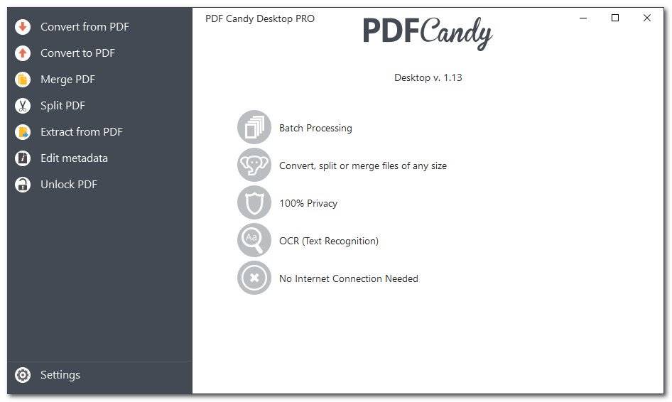 Icecream PDF Candy Desktop Pro 2.80 英文/簡體中文版(PDF轉換工具)