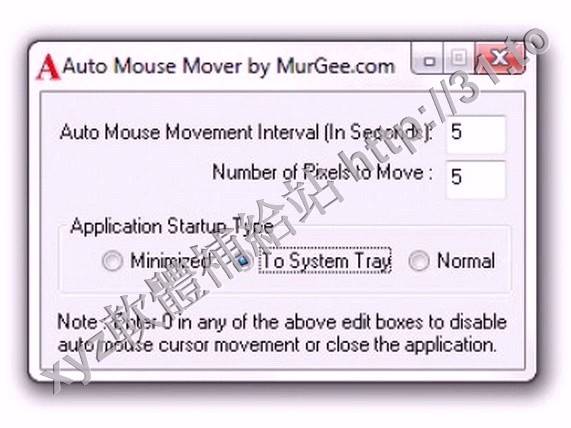 MurGee Auto Mouse Mover v1.3.3 英文正式版(游標自動點擊軟體)