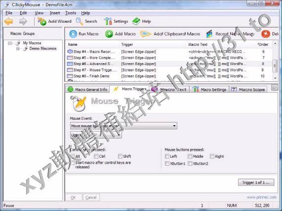Pitrinec ClickyMouse v7.5.0 Professional 英文正式版(滑鼠/鍵盤的軟體類別追蹤服務軟體)