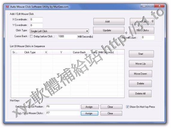 MurGee Auto Mouse Clicker v3.8 英文正式版(自動化鼠標點擊軟體)