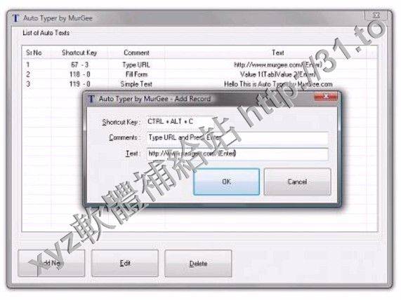 MurGee Auto Typer v1.3 英文正式版(自動打字員應用軟體)