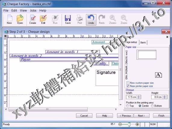 Cheque Factory v3.0 英文正式版(貨幣應用軟體)