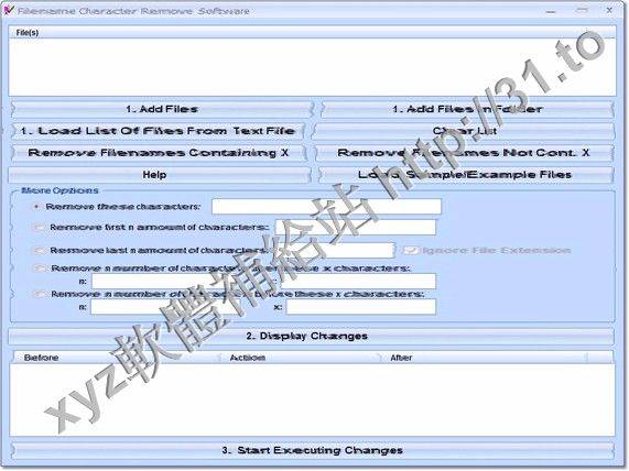 Filename Character Remove Software v7.0 英文正式版(自動刪除重復文件名軟體)