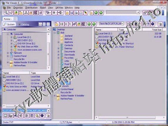 Accessory Software File Viewer Express v3.0.for windows 英文正式版(快速文件查找，定位，發送，組織，列印軟體)
