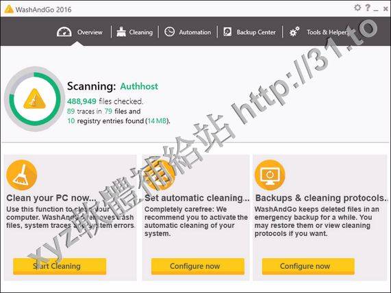 Abelssoft WashAndGo 2016 v19.6 英文正式版(硬盤清理軟體)