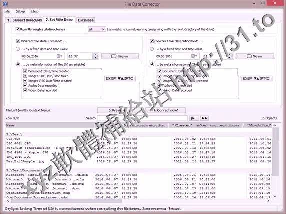 Infonautics File Date Corrector v1.22 英文正式版(糾正系統提供的文件日期軟體)