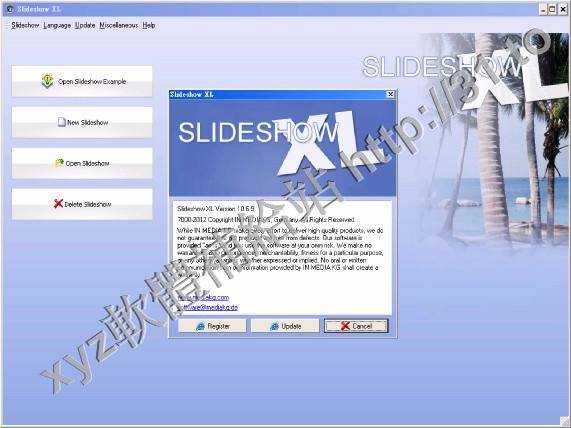 Slideshow-Diashow XL v10.6.9 英文正式版(幻燈片軟體)