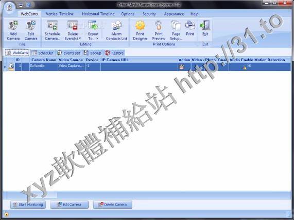 Zebra Webcam Motion Detector v1.5 英文正式版(監控攝像頭軟體)