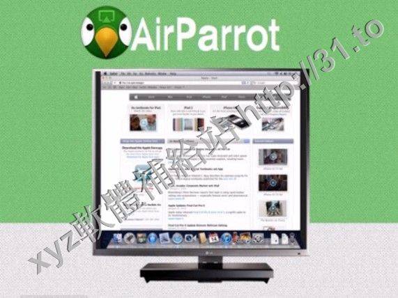 AirParrot v1.1.3 X64 英文正式版(通過AirPlay把Mac的屏幕鏡像無線投射到Apple TV上的實用工具軟體)