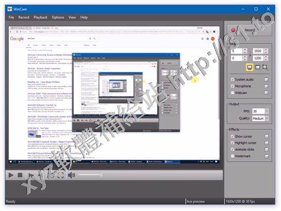 NTWind WinCam v1.1 英文正式版(屏幕錄製軟體)