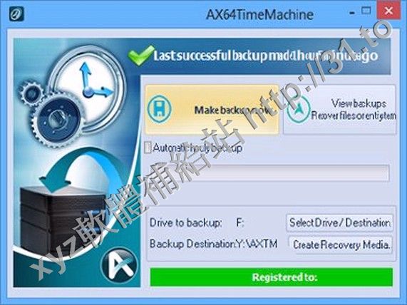 AX64 Time Machine v1.2.1096 英文正式版(磁盤備份軟體)