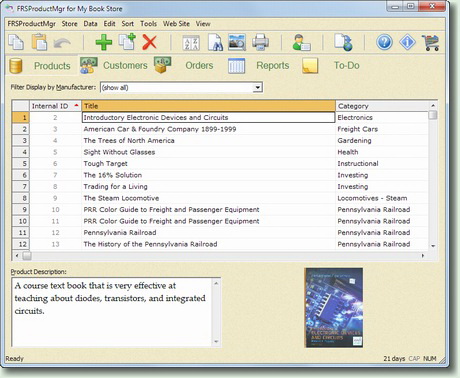 Fourth Ray Software FRSProductMgr v2.1.0 英文正式版(銷售管理軟體)