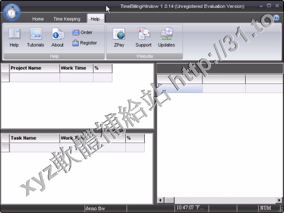 ZPAY Time Billing Window v2.0.7 英文正式版(考勤計薪統計軟體)