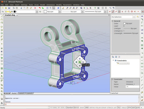 Brucsys BricsCad Platinium v13.2.10.30629 for Windows x64 英文正式版(智能化專業CAD設計軟體)