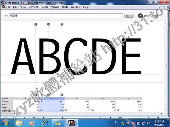 FontLab Fontographer v5.2.3 build 4868 英文正式版(字體設計軟體)