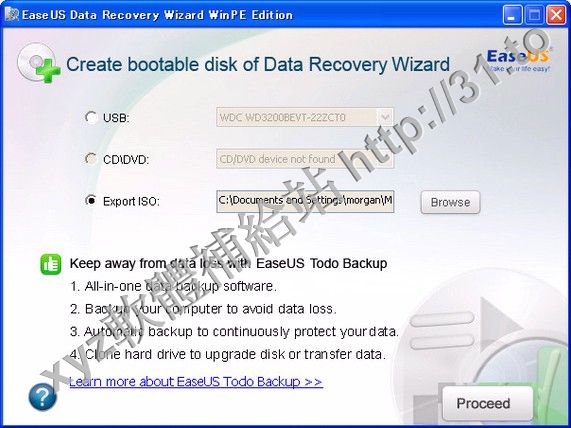 EASEUS Data Recovery Wizard WinPE Edition v6.0 英文正式版(資料恢復軟體軟體)