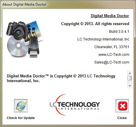 LC Technology Digital Media Doctor 2013 Professional v3.0.4 英文正式版(存儲卡修復軟體)