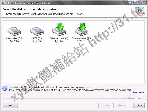 Hetman Photo Recovery v4.1 Portable 英文正式版(恢復數碼照片的軟體)