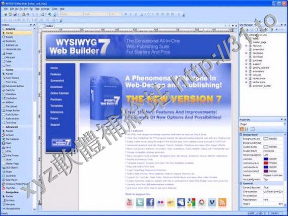 Pablo Software Solutions WYSIWYG Web Builder v9.1.3 英文正式版(所見即所得的網頁生成軟體)