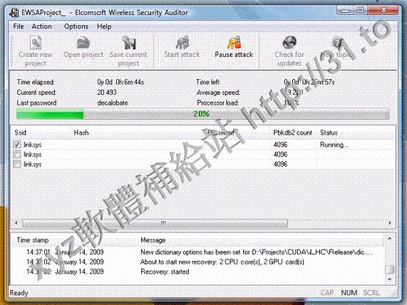 Elcomsoft Wireless Security Auditor Professional Edition v5.1.271 英文正式版(無線網絡破解軟體)