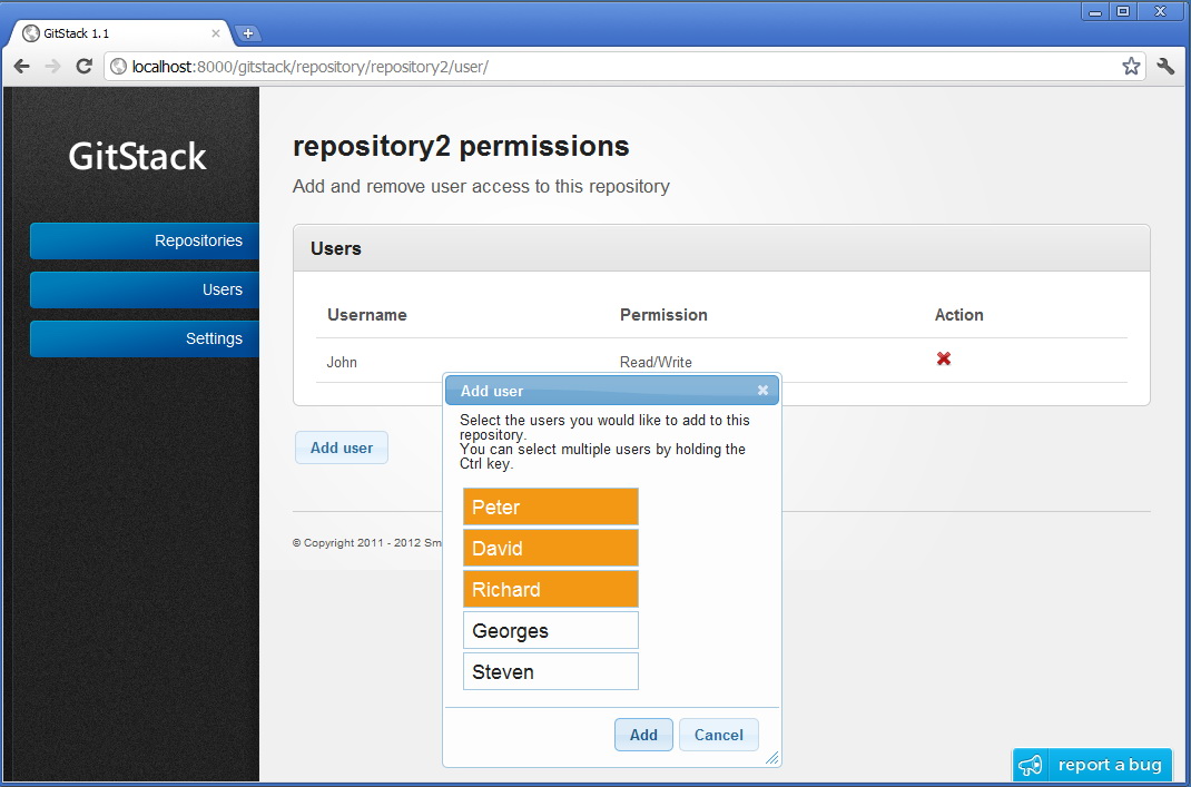 Smart Mobile Software GitStack v2.3.1 英文正式版(私人Git服務器的Windows軟體)