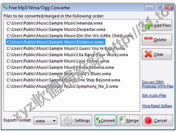 CyberPower Free MP3 WMA OGG Converter v9.5.4 英文正式版(音頻轉換器軟體)