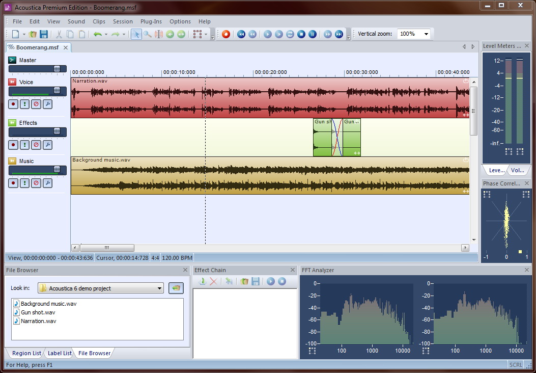 Acoustica Premium Edition Audio Editor v6.0.12 英文正式版(音頻編輯器軟體)