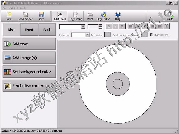 NCH Disketch Plus v3.11 英文正式版(文本編輯軟體)