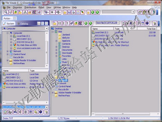 ccessory Software File Viewer v8.1 英文正式版(快速文件查找,定位,發送,組織,列印軟體)