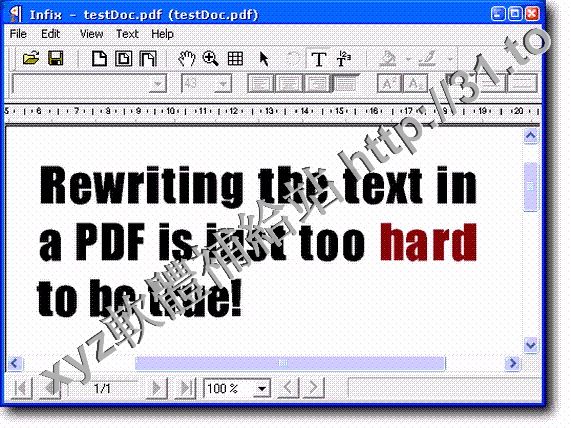 Iceni Technology InfixPro PDF Editor v6.35 英文正式版(PDF編輯軟體)